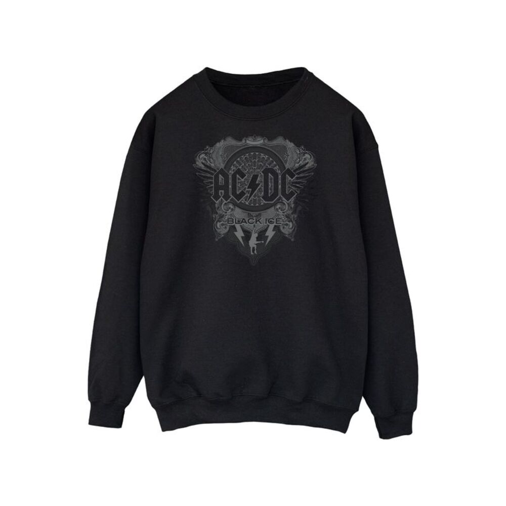 AC/DC Mens Black Ice Sweatshirt / Black